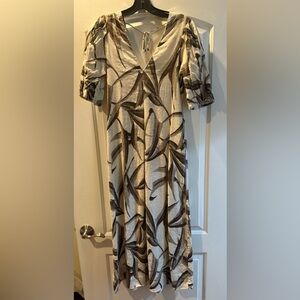 Massimo Dutti linen maxi dress size 4